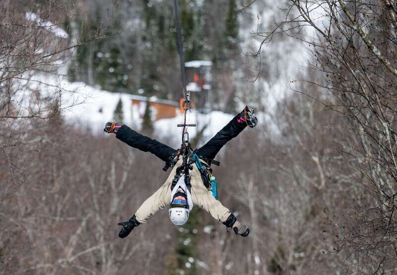 Tyroparc: Via Ferrata Guided Tour and Zipline Combo Ticket
