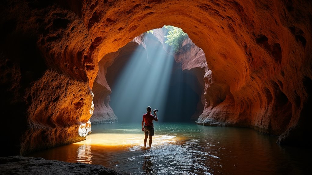 underground cave water adventure