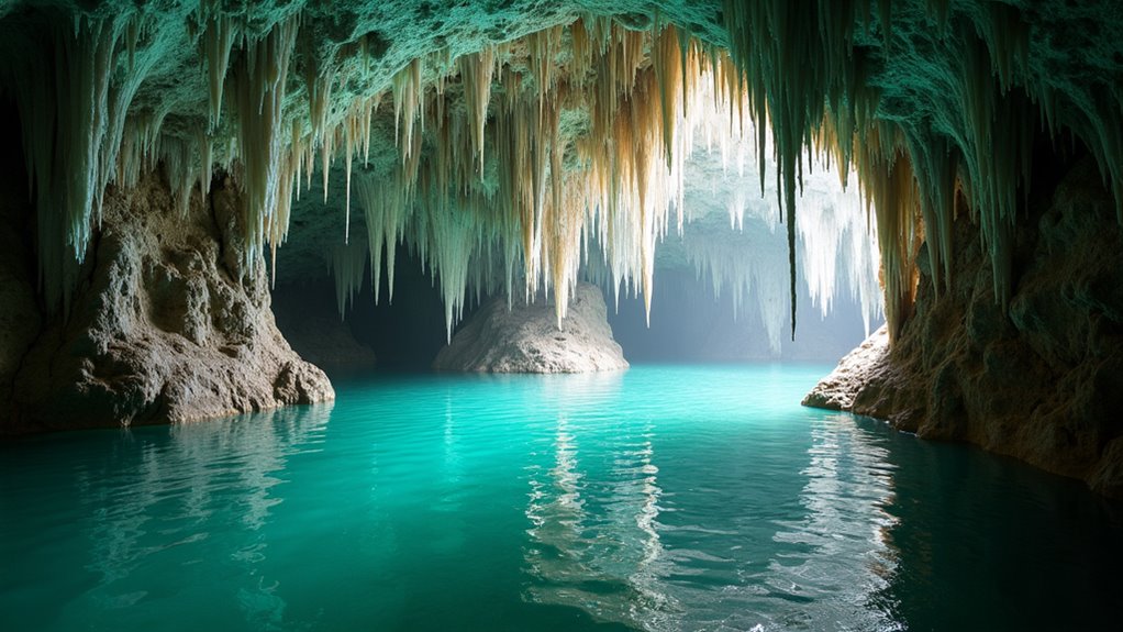 underground caves with snorkeling
