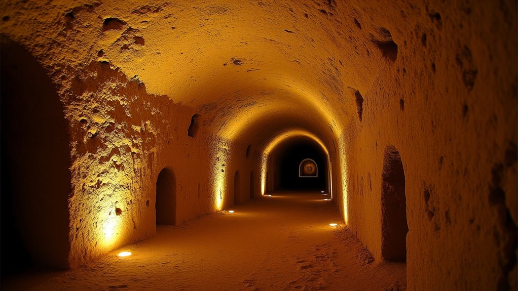 underground christian burial tunnels
