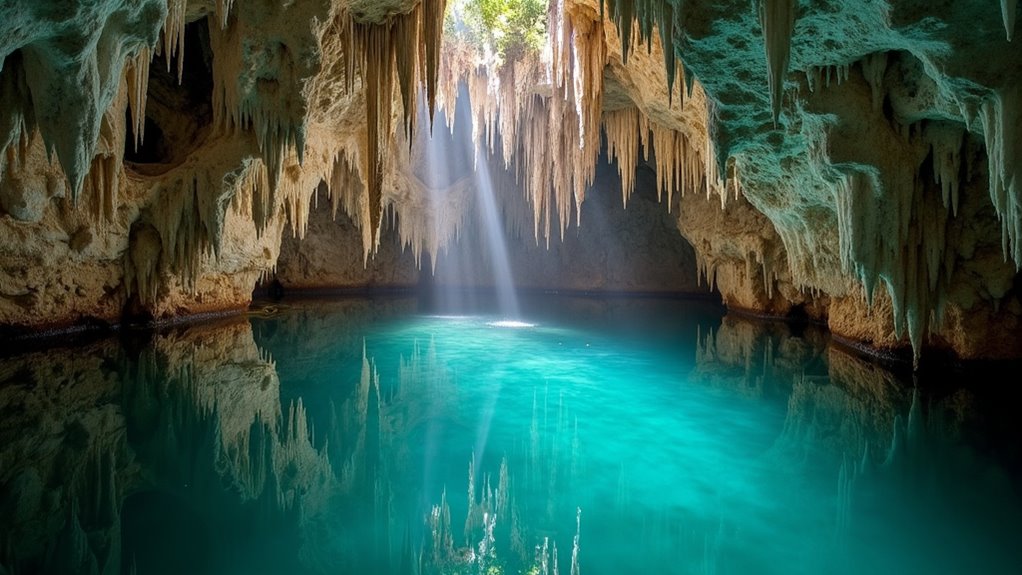 underground lakes limestone chambers