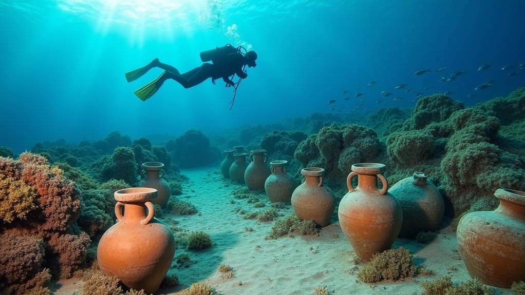 underwater roman archaeological sites