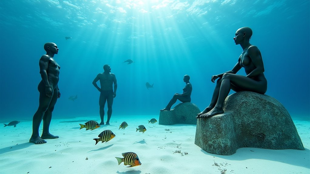 underwater sculpture snorkeling adventure