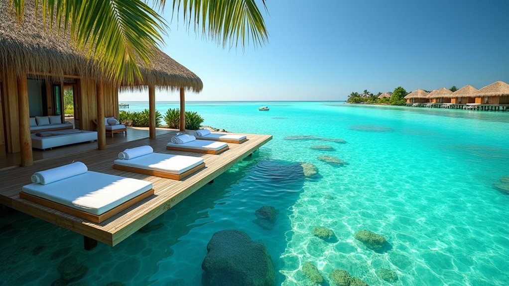 underwater spa coral views