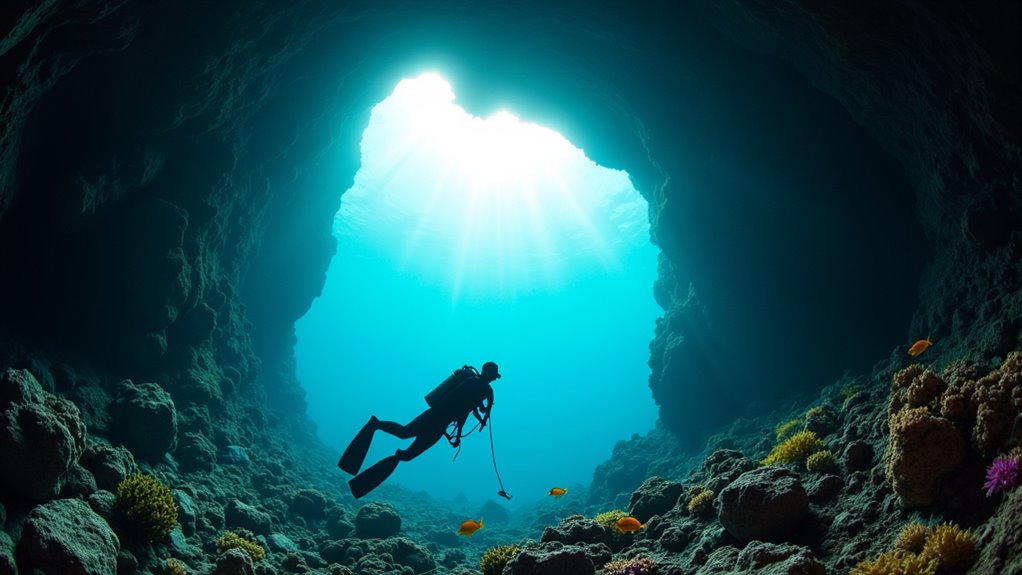 underwater volcanic dive sites