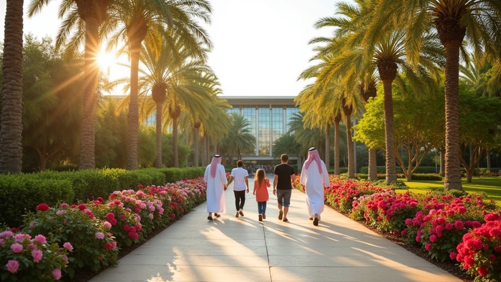 urban oasis with museums