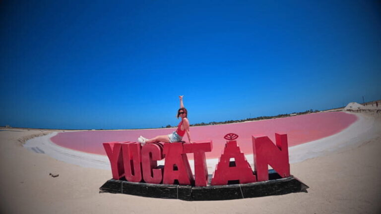 VALLADOLID: RIO LAGARTOS + LAS COLORADAS + CENOTE (SHARED TRIP) - Discovering Las Coloradas: The Pink Lakes