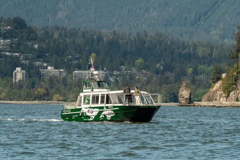 Vancouver: Catamaran Whale Watching Tour, Granville Island - Key Points