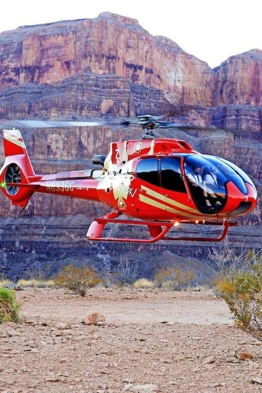 Vegas: Grand Canyon Airplane, Helicopter and Boat Tour - Landing and Transition to the Helicopter Descent