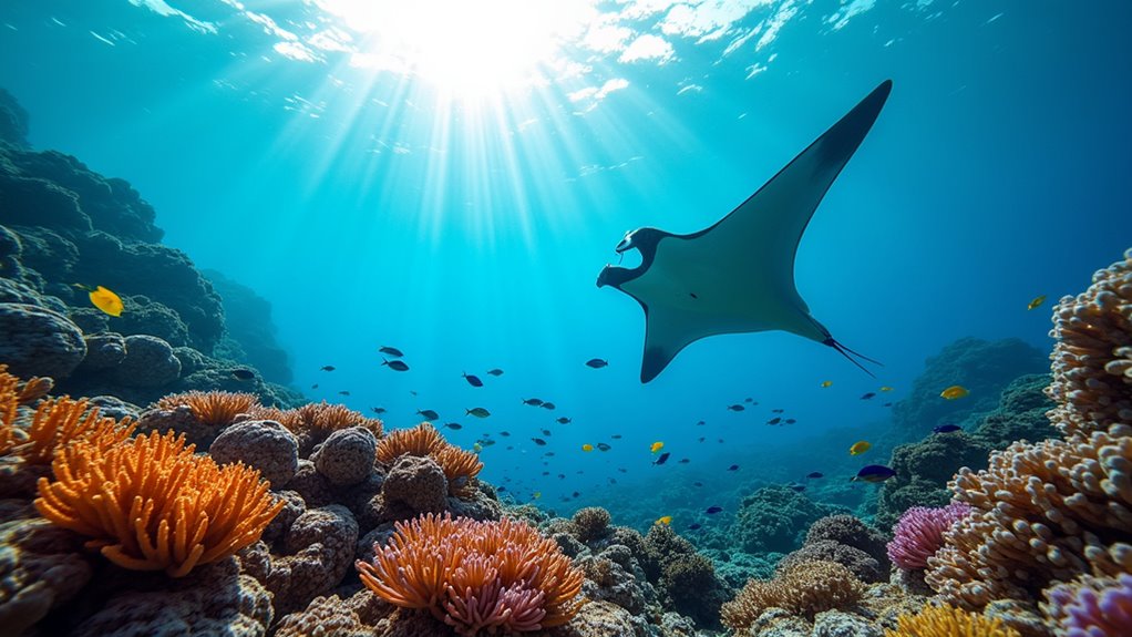 vibrant coral reef diversity