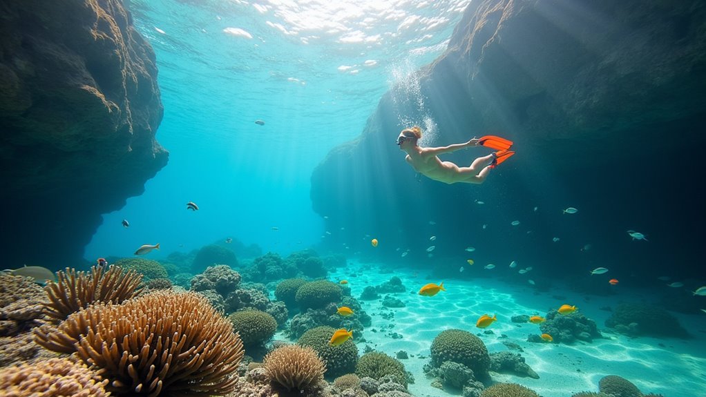vibrant coral reef encounters