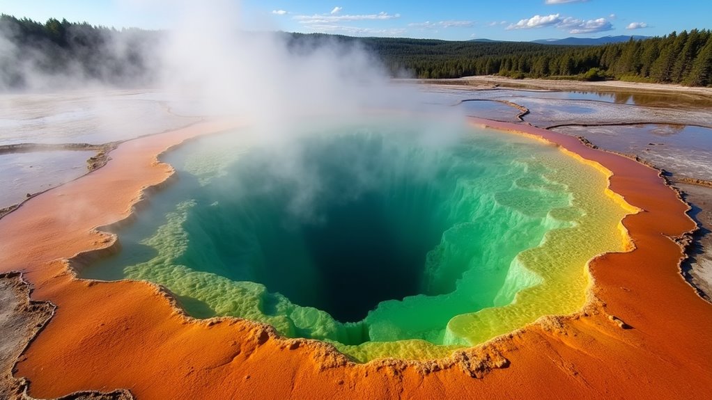 vibrant geothermal sacred site