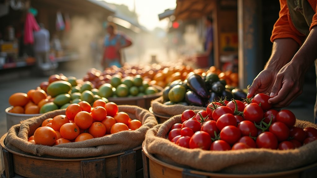 vibrant market local culture