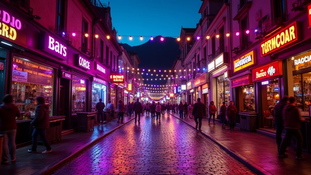 vibrant santiago nightlife scene