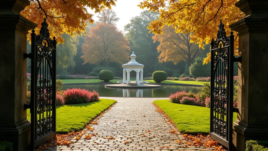 victorian gardens with historic features