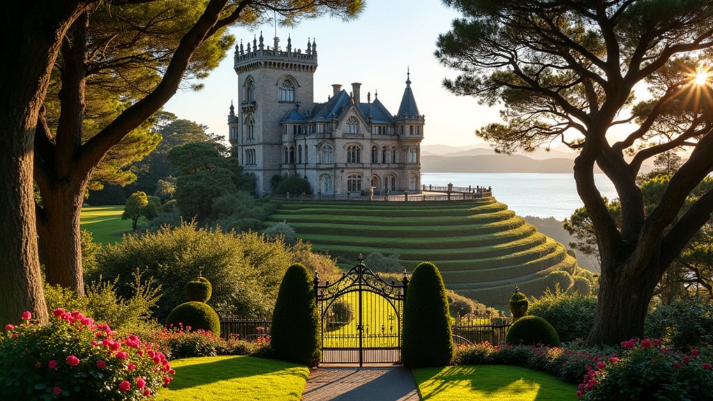 victorian gothic castle gardens