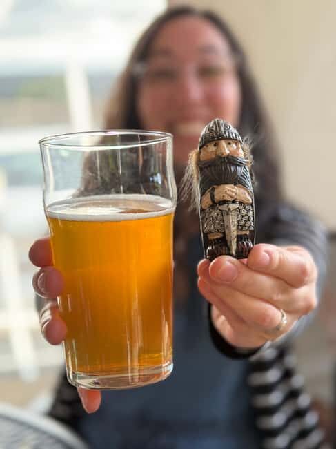 Viking Brewery Tour of Poulsbo - The Highlight: Raising a Scandinavian Longhorn and a Skål
