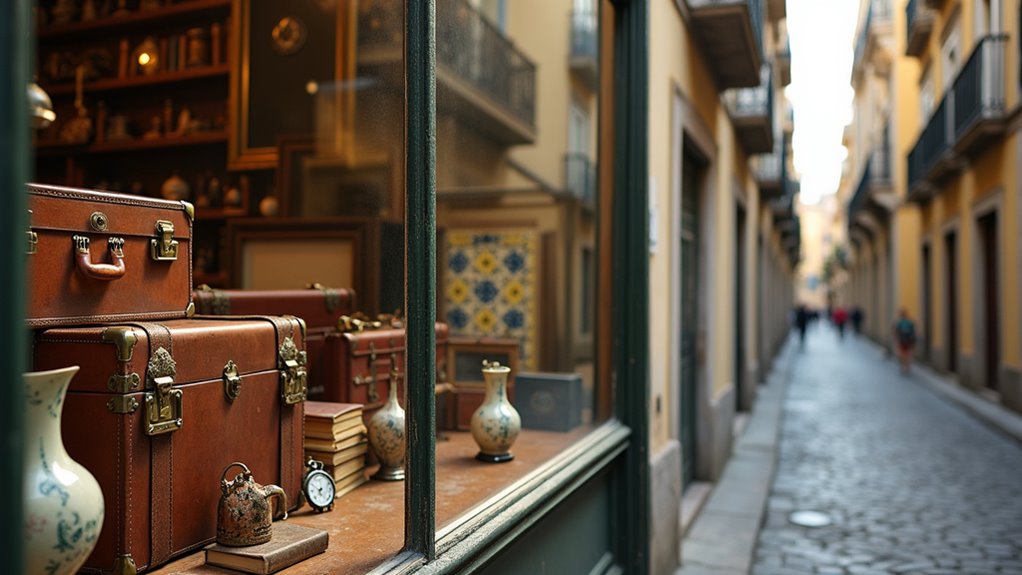 vintage shopping and contemporary art