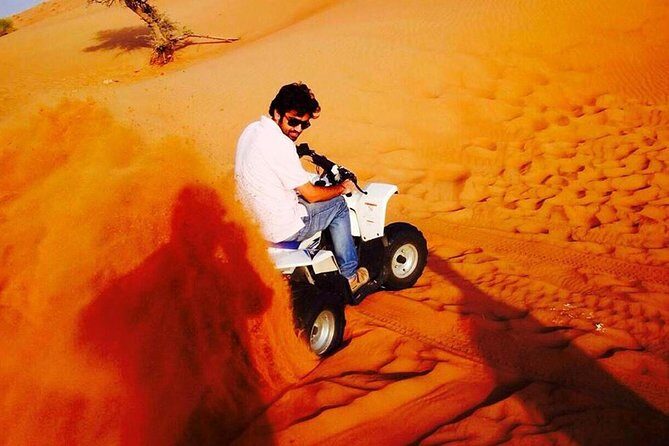 VIP Desert Safari Dubai with Quad Bike Drive and Hotel Pickup and Drop off - Live Entertainment and Dinner