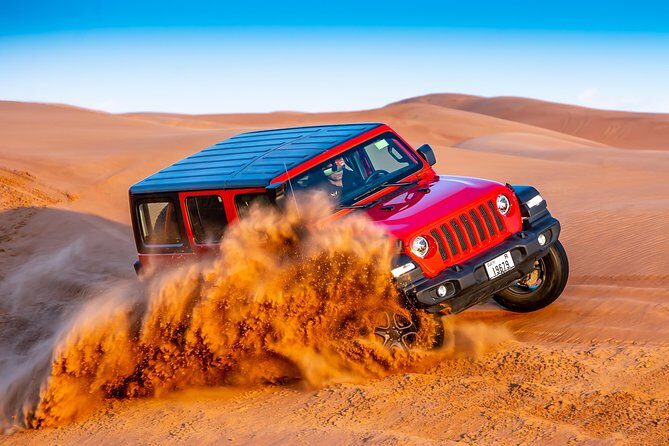 VIP Desert Safari Private & Front Area VIP Table Service - Exploring the Dunes: Dune Bashing & Sunrise Views