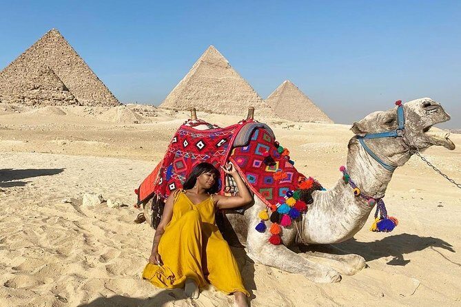 VIP Private Tour Giza Pyramids Sphinx ,Camel,Inside Pyramid - An In-Depth Look at the Tour