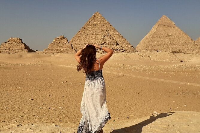 VIP Pyramids,Camel,Quad Bike(ATV) lunch,Tickets & dinner Cruise - The Pyramid Exploration: A Step Back in Time