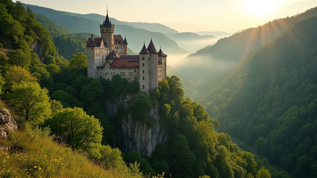visit bourscheid castle ruins