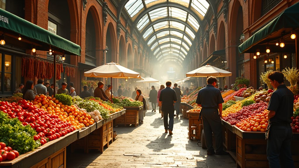 visit market early weekdays