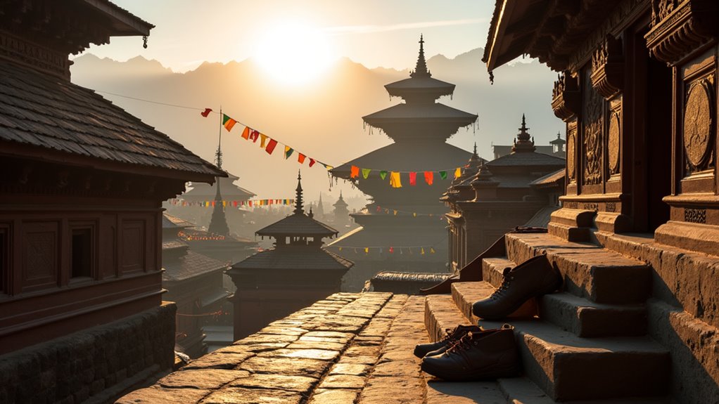 visit temples and trekking