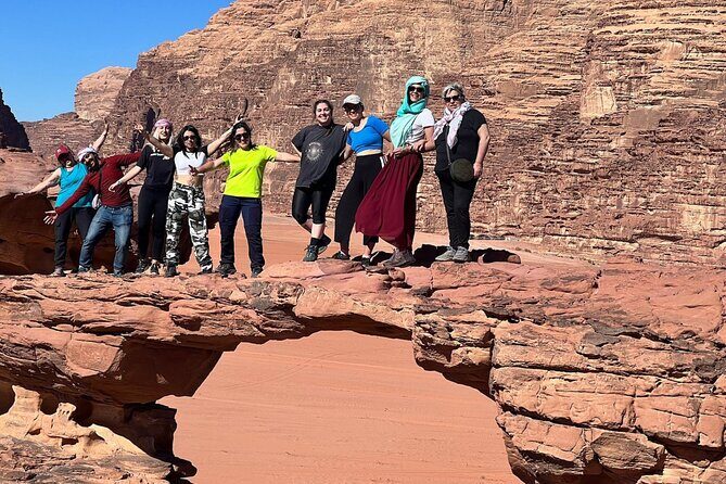 Wadi Rum 4 hours morning tour or sunset tour Desert Highlights - First Stop: Lawrences Spring