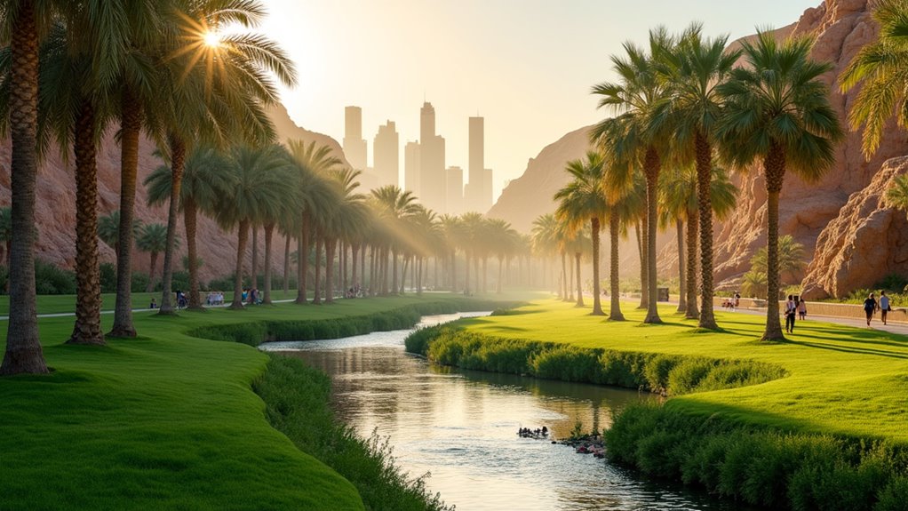 wadi hanifah park oasis