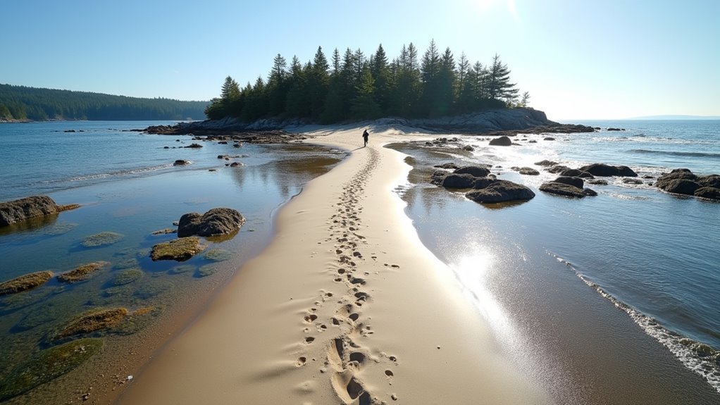 walk during low tide safely