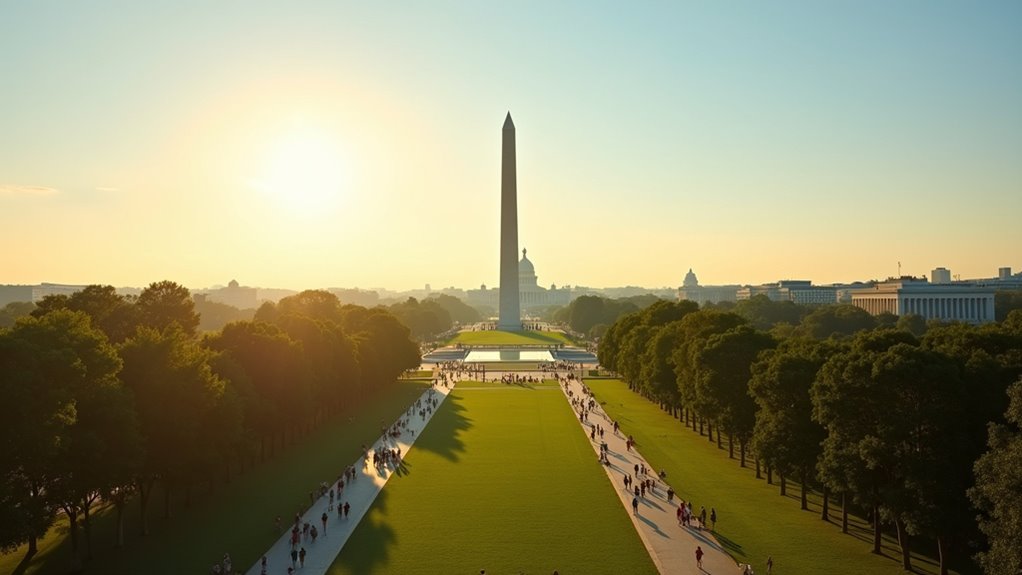 walk national mall lincoln memorial
