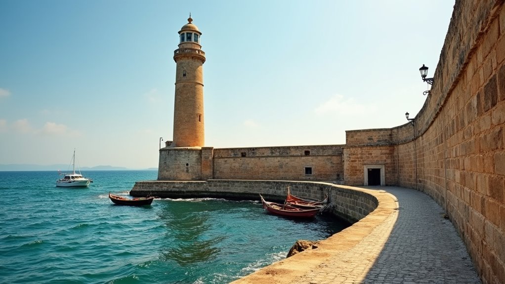 walk to rethymno s egyptian lighthouse