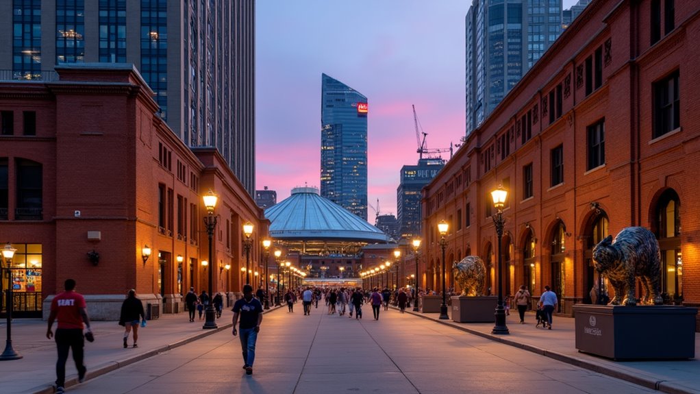walkable detroit sports district