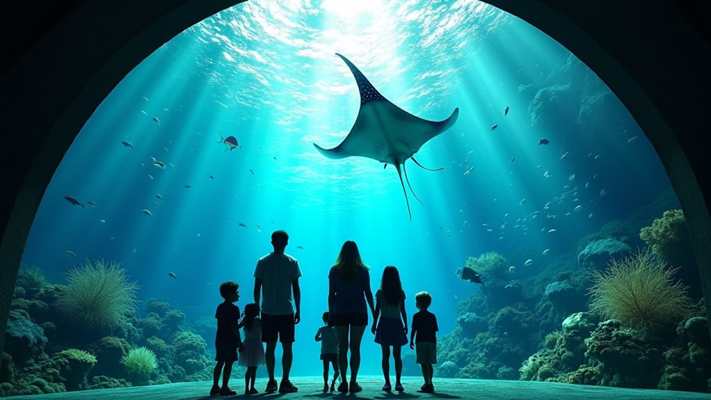 walkthrough shark tunnel experience