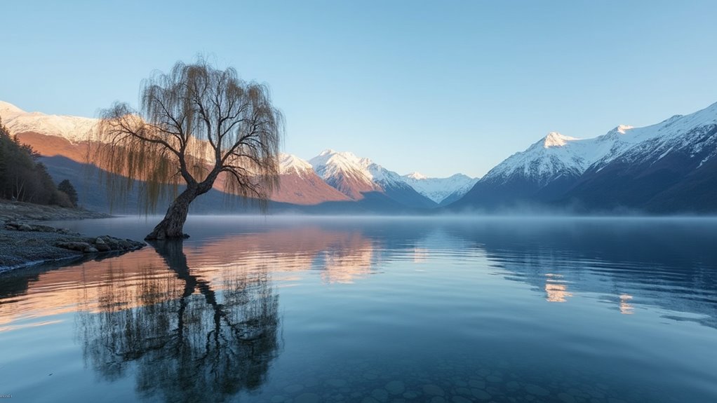 wanaka tree lake photographic icon