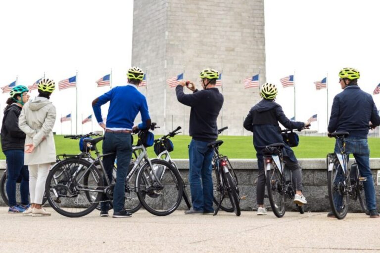 Washington DC: E-Bike Tour of the National Mall - Riding Experience and Comfort