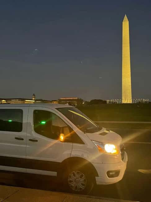 Washington DC: Night Tour of the City's Iconic Landmarks - Transportation and Group Size