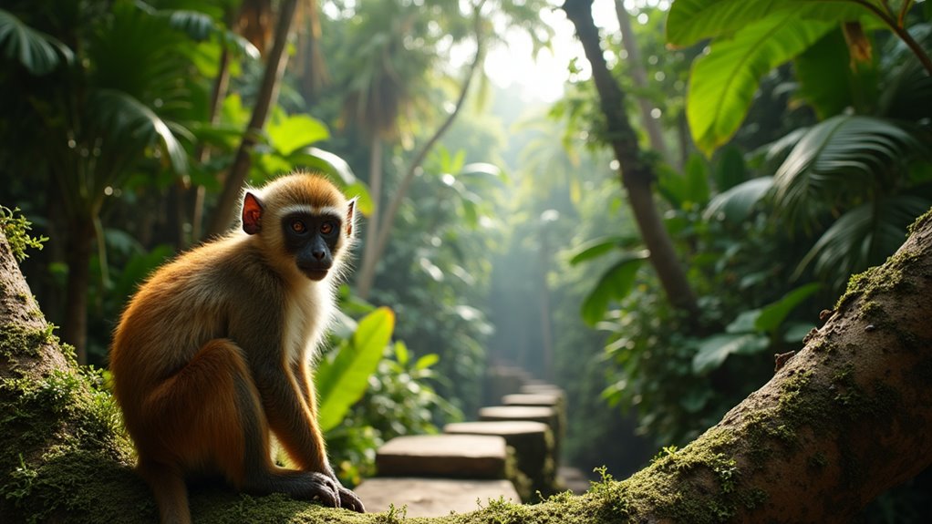 watch green monkeys feed