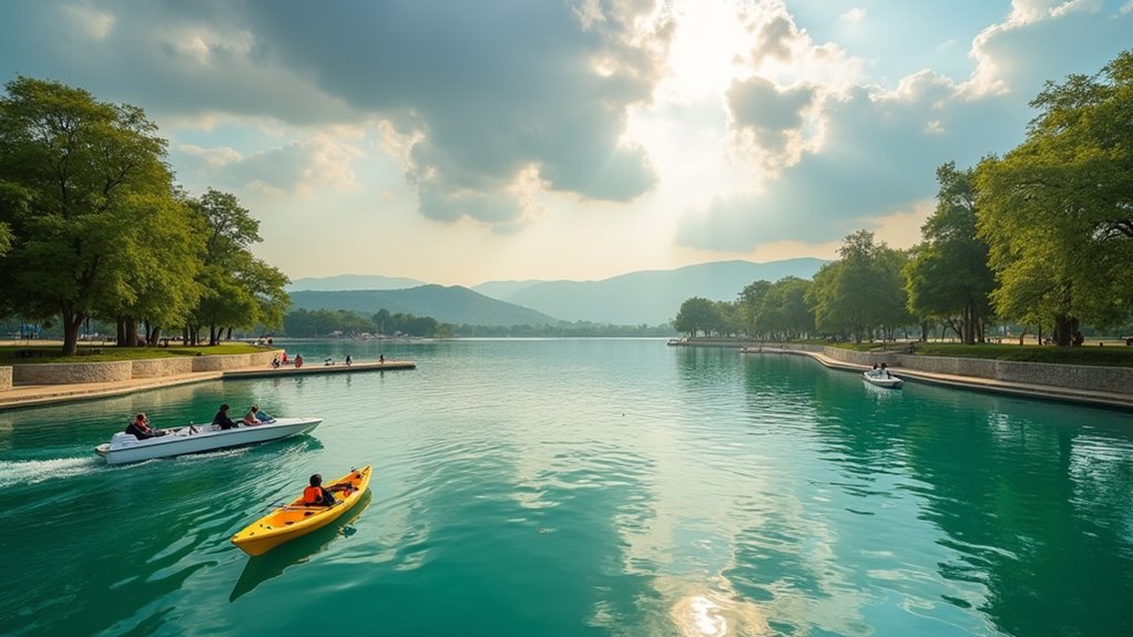 water sports and scenic boating
