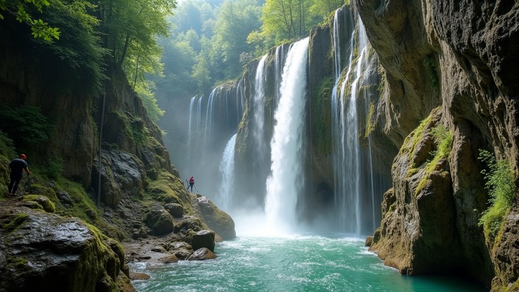waterfall climbing adventure nearby