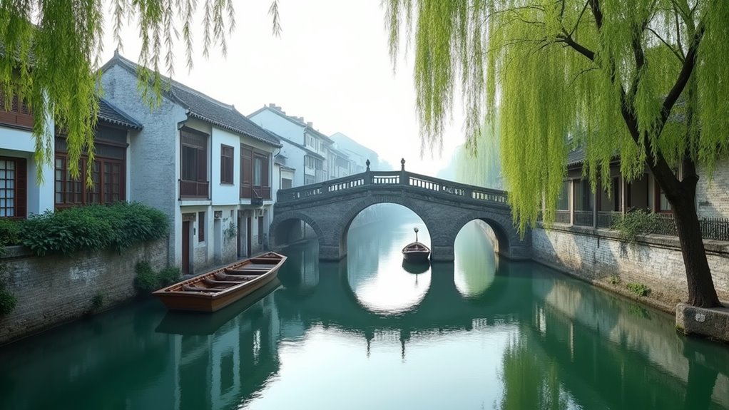 waterfront streets and bridges