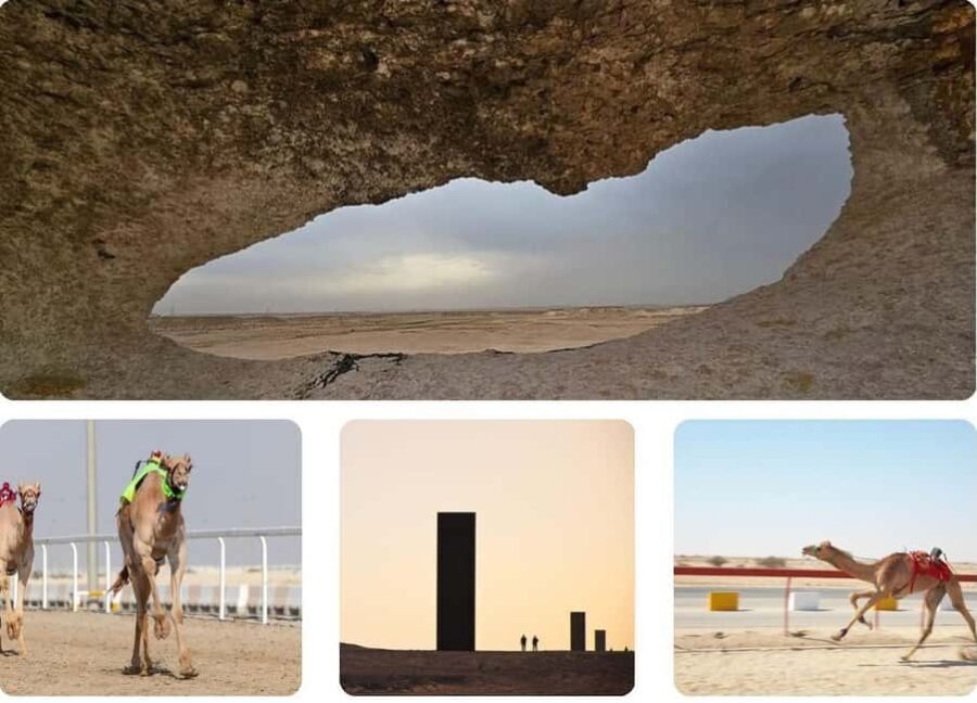 West Of Qatar, Mushroom Rocks, Camel Racing Track, Richard S - Exploring the West of Qatar: A Close-Up on Natural and Artistic Wonders