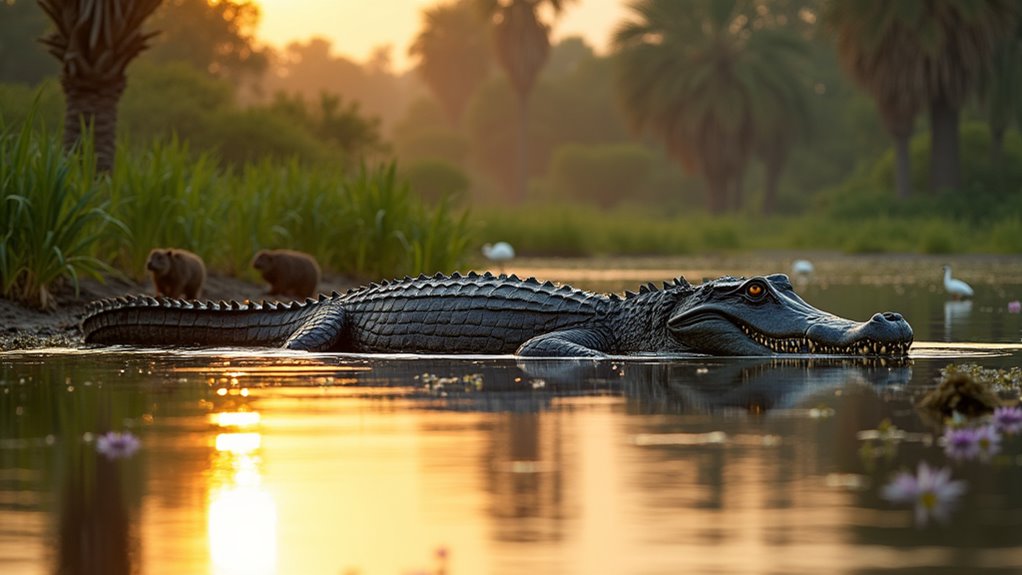 wetlands safari for caimans