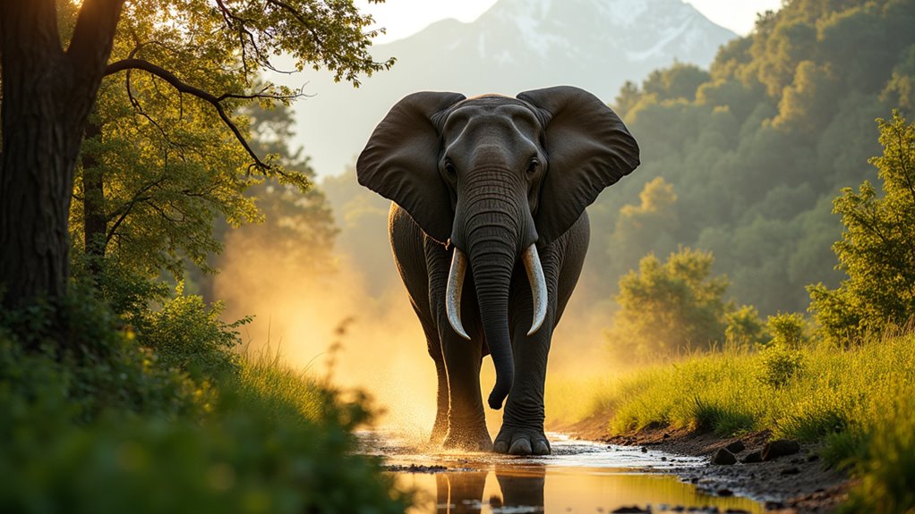 wildlife elephants rhinos nepal