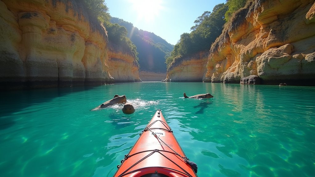 wildlife kayaking in abel tasman