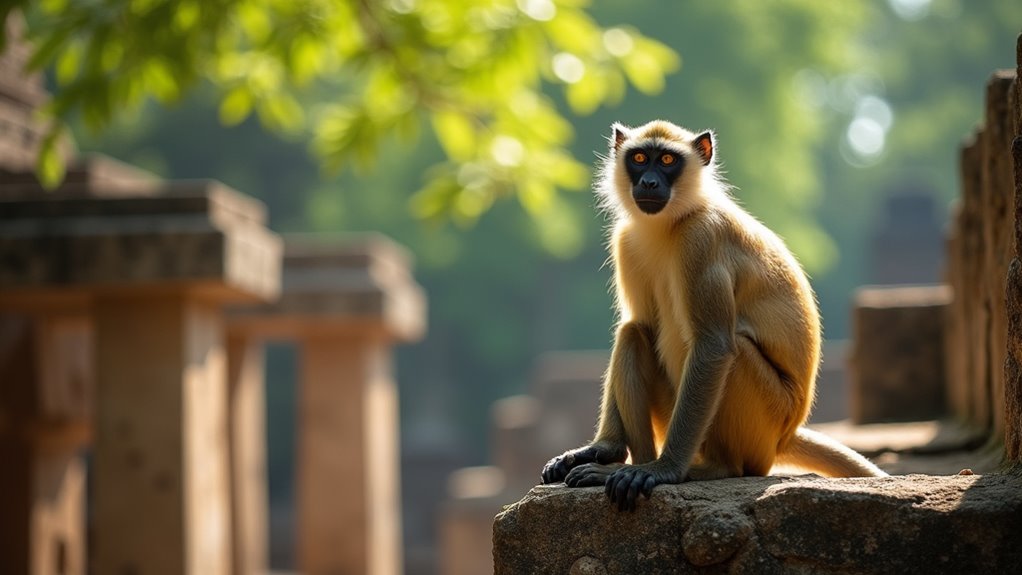 wildlife thrives among ruins