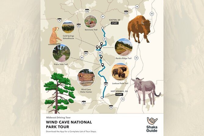Wind Cave National Park Self-Guided Audio Tour - The Itinerary Breakdown