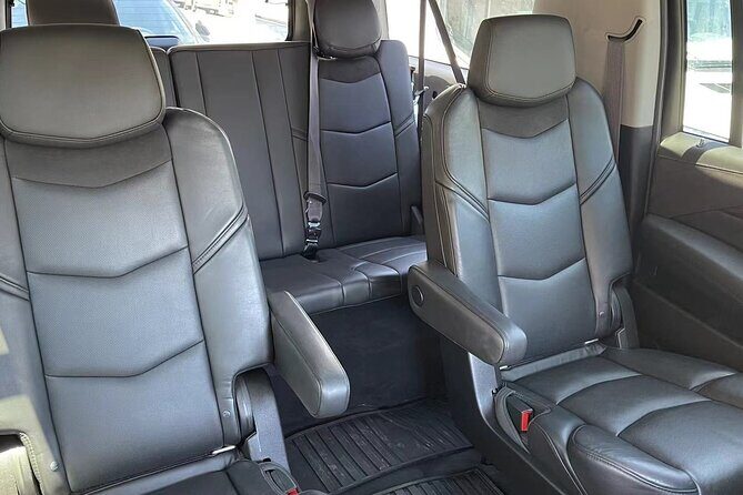 Winery and Vineyard Transportation in Luxury Full Size Black SUV - The Vehicle and Comfort